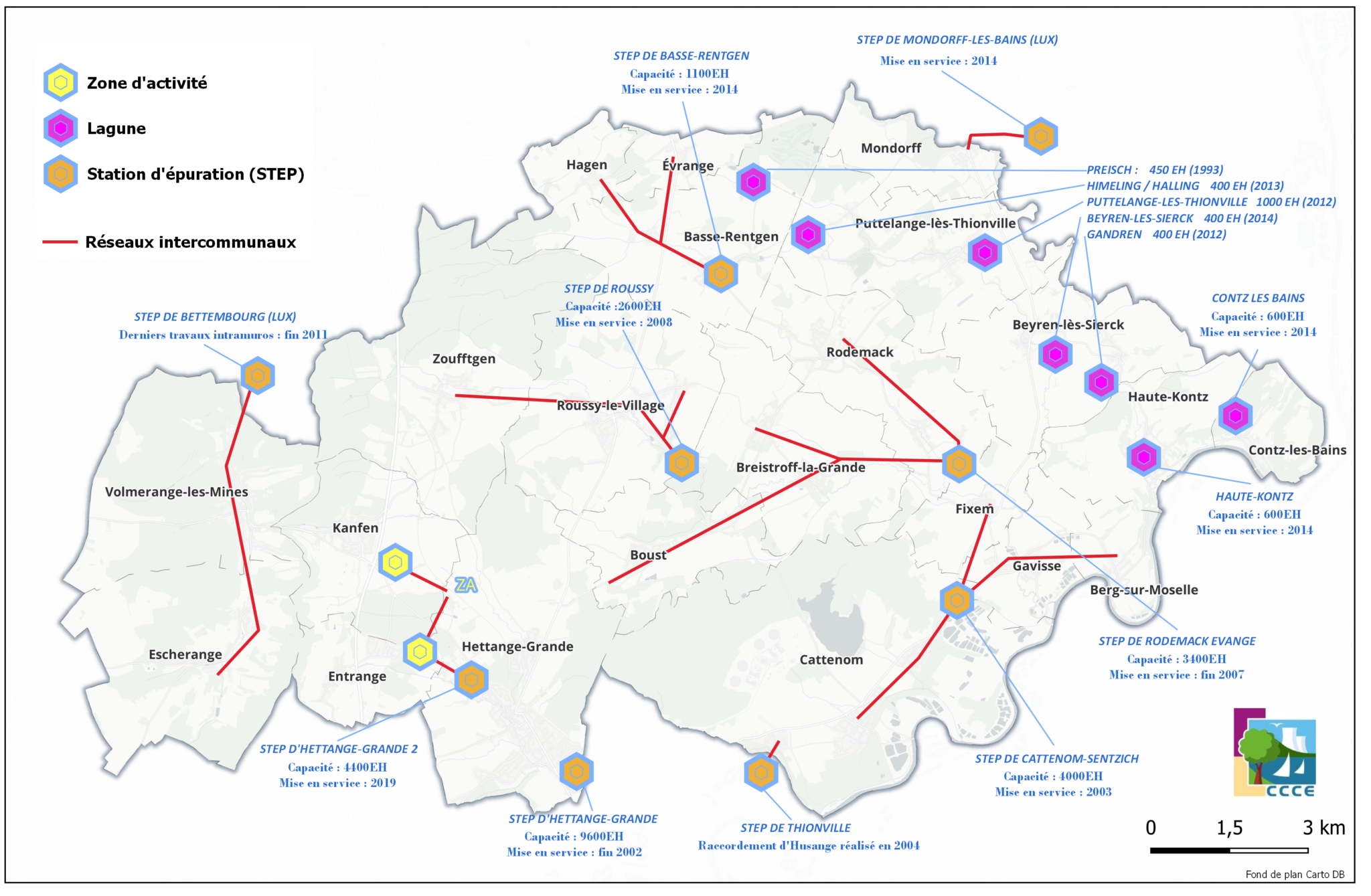 Assainissement collectif Communauté de Communes de Cattenom et Environs