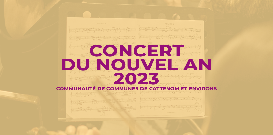 Concert Du Nouvel An 2023 Au Gymnase à Kanfen – Communauté De Communes ...